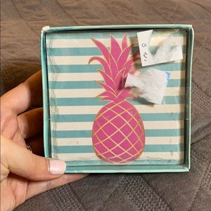 Set of 4 Pineapple Coasters